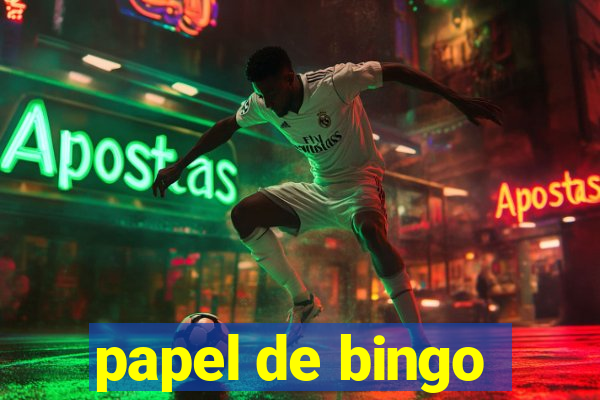 papel de bingo